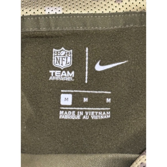 Indianapolis Colts Nike Women's Salute To Service Club NFL Pullover Hoodie Green - Picture 9 of 9